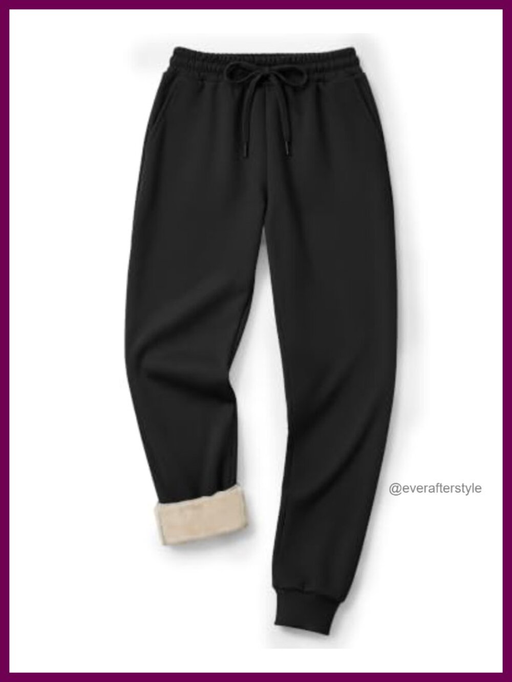Men's Fleece Lined Thermal Sweatpants Winter Warm Joggers